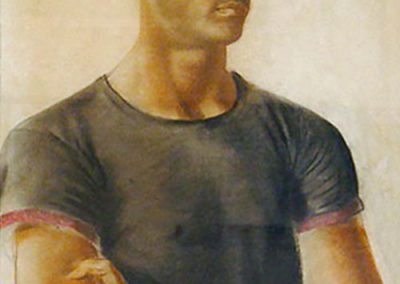 “Portrait of Tarkhanovsky” sanguine on paper, 46X73cm.
